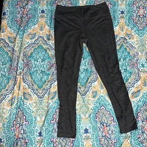 Athletic works, grey leggings, size large